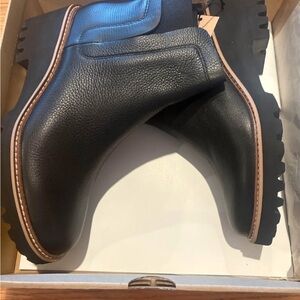 Dolce Vita Black Leather Women's Boots